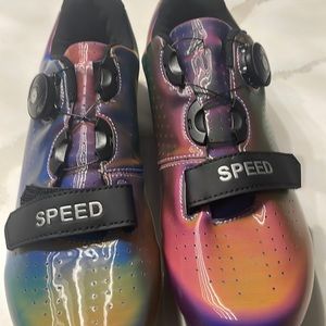 Mens Womens Riding Cycling Shoes Delta Cleat Set